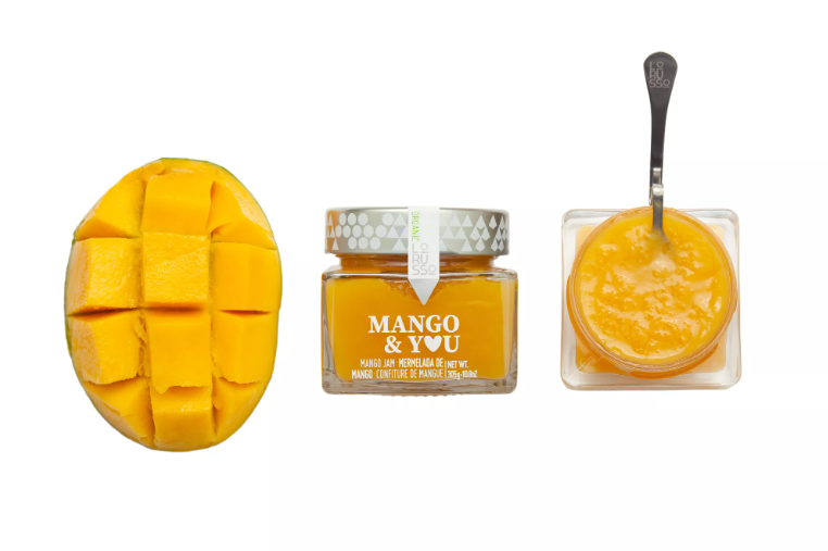Mermelada EXTRA ECOLÓGICA de Mango LORUSSO. 305 gr