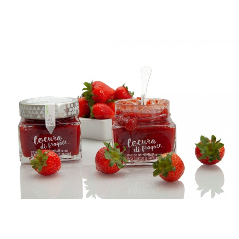 Mermelada EXTRA ECOLÓGICA de Fresa LORUSSO. 305 gr