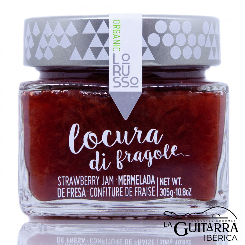 Mermelada EXTRA ECOLÓGICA de Fresa LORUSSO. 305 gr