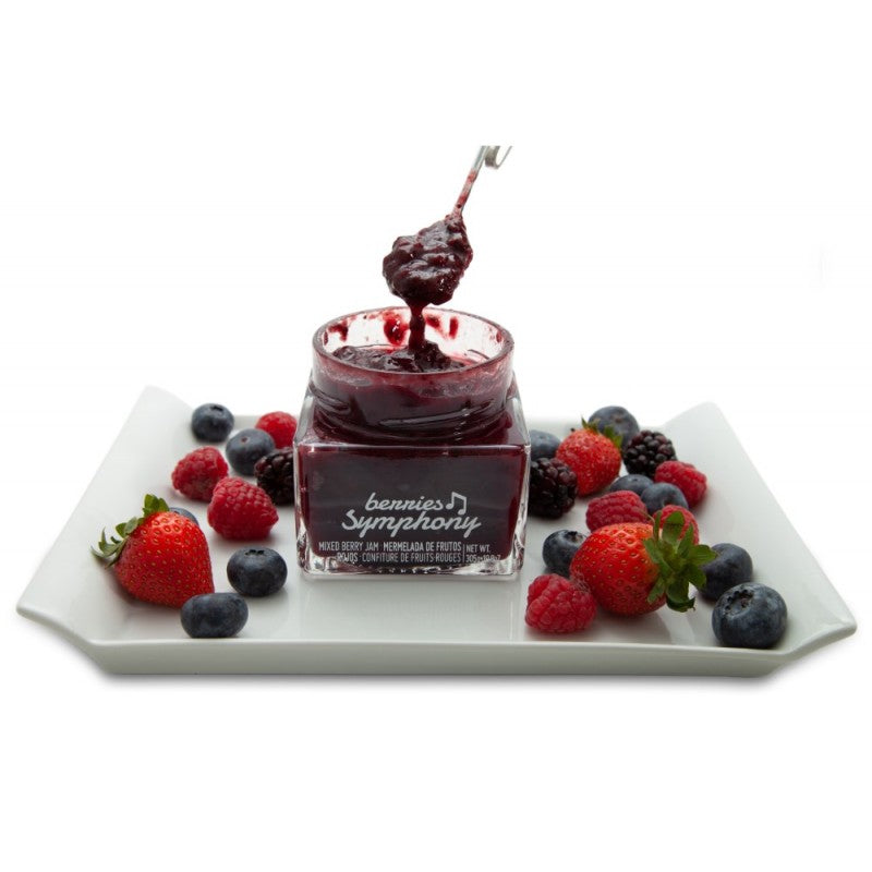 Mermelada EXTRA ECOLÓGICA de Frutos Rojos LORUSSO. 305 gr