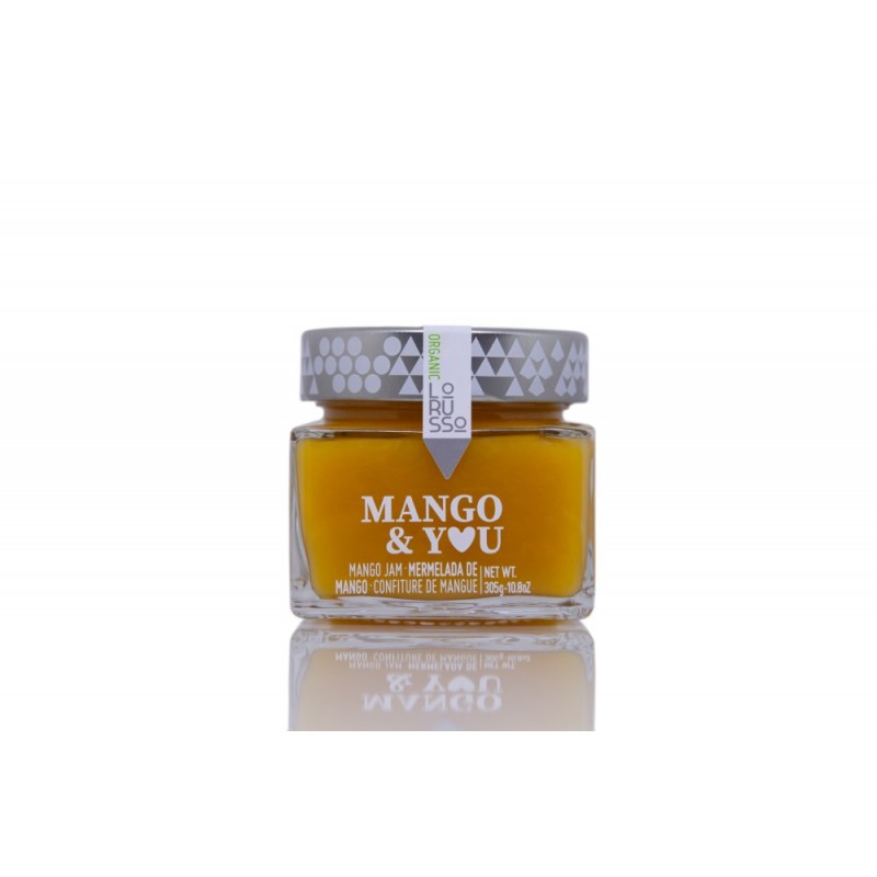 Mermelada EXTRA ECOLÓGICA de Mango LORUSSO. 305 gr
