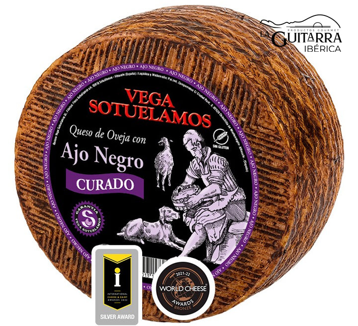 Queso con Ajo Negro "Vega Sotuélamos" Enteros/Cuña 200gr