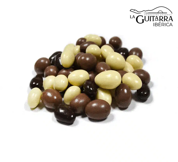 Almendras con Tres Chocolates 100g