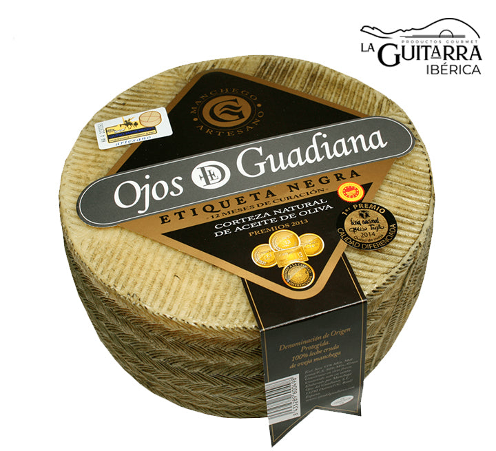 Queso Manchego Etiqueta Negra 12 Meses "Ojos del Guadiana" 200g