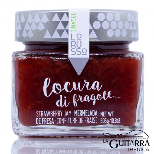 Mermelada EXTRA ECOLÓGICA de Fresa LORUSSO. 305 gr