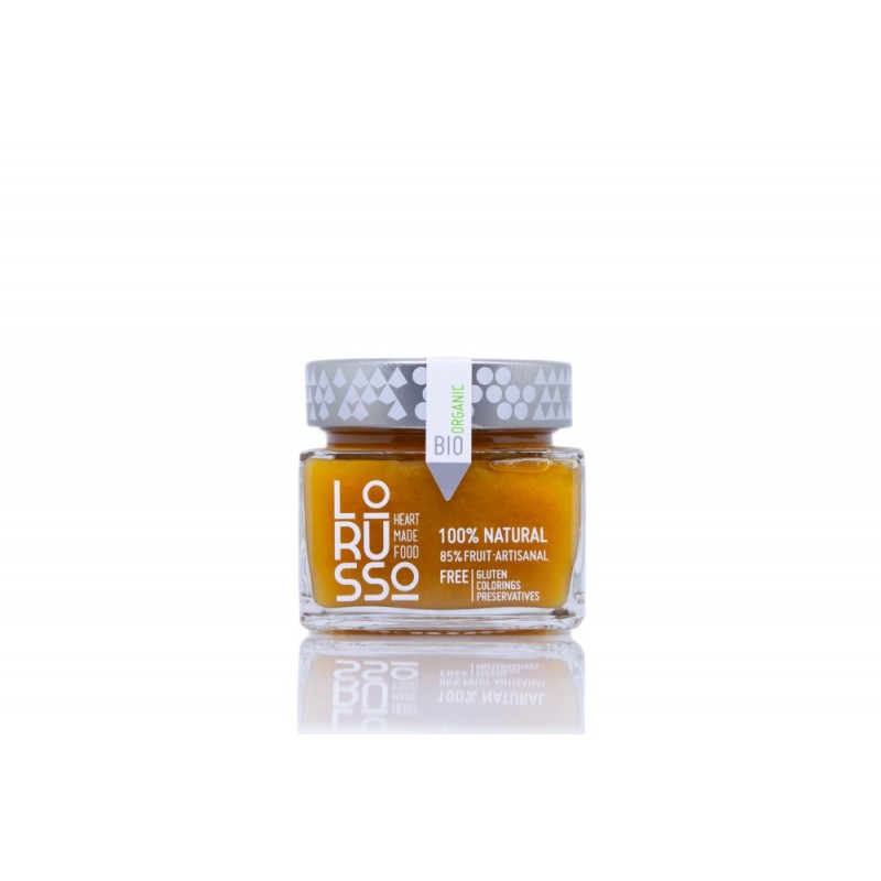 Mermelada EXTRA ECOLÓGICA de Melocotón LORUSSO. 305 gr