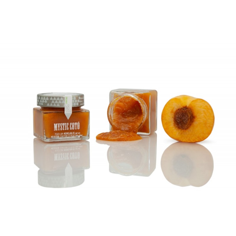 Mermelada EXTRA ECOLÓGICA de Melocotón LORUSSO. 305 gr