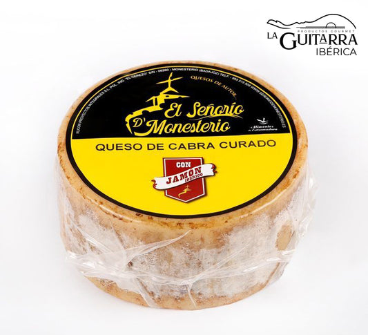 Queso de Cabra con Jamón Ibérico de Bellota "Señorío de Monesterio" 500g