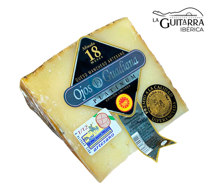 Queso Manchego Platinum 18 Meses "Ojos del Guadiana" 200g