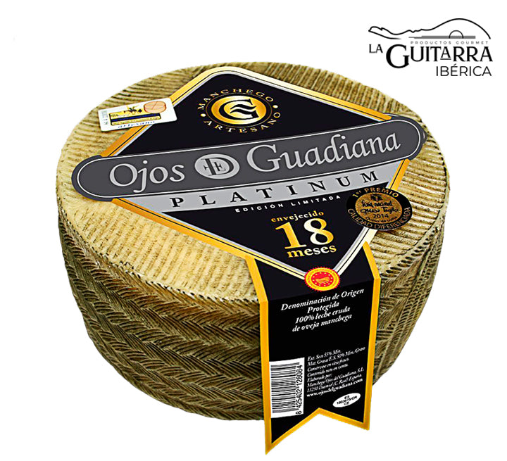 Queso Manchego Platinum 18 Meses "Ojos del Guadiana" 200g