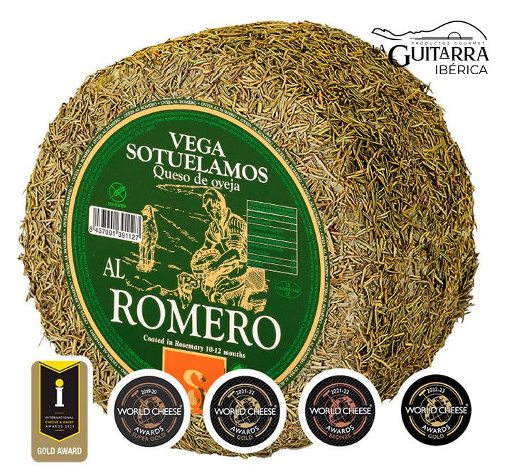 Queso al Romero "Vega Sotuélamos" Enteros/Cuña