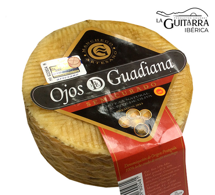 Queso Manchego Semicurado "Ojos del Guadiana" 200g