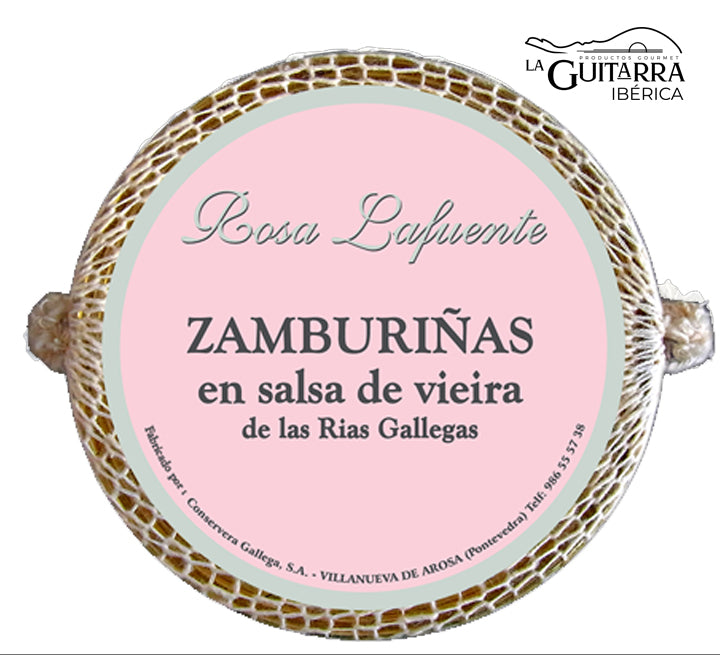 Zamburiñas en salsa de vieira "Rosa Lafuente" 111g