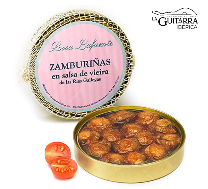 Zamburiñas en salsa de vieira "Rosa Lafuente" 111g